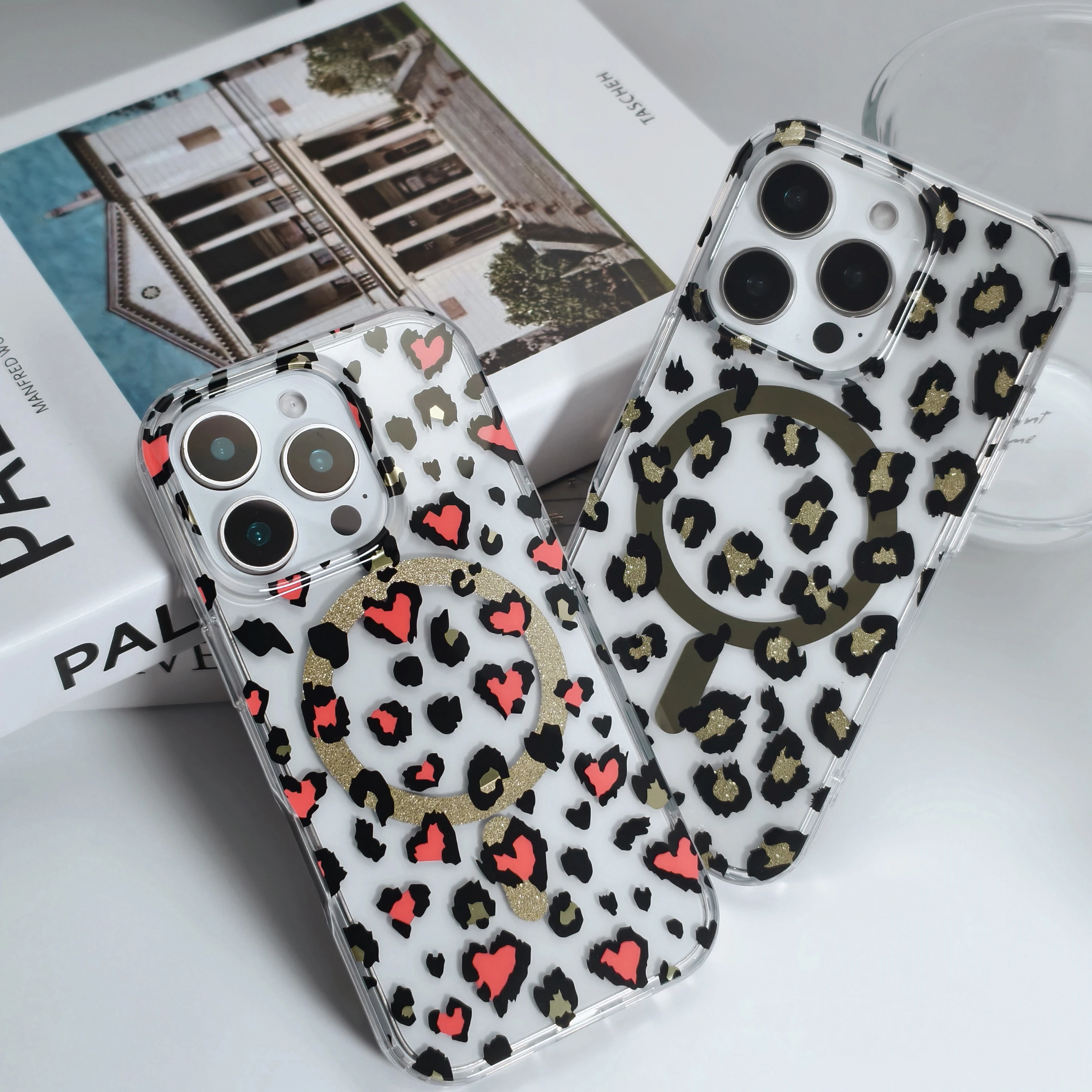 Luxury sexy leopard print is suitable for iphone 17 pro max magnetic protective case 17 Air waterproof and shockproof. pc+tpu - AliExpress 202192403